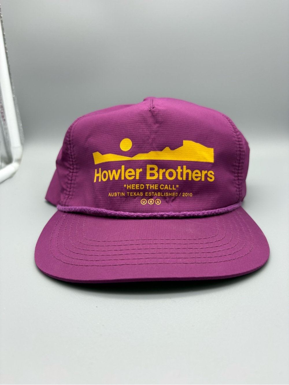 Howler Bros | Heed The Call Nylon Rope Hat - Purple Yellow
